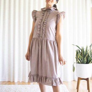 Batsheva Claude Dress in Braun Size 2